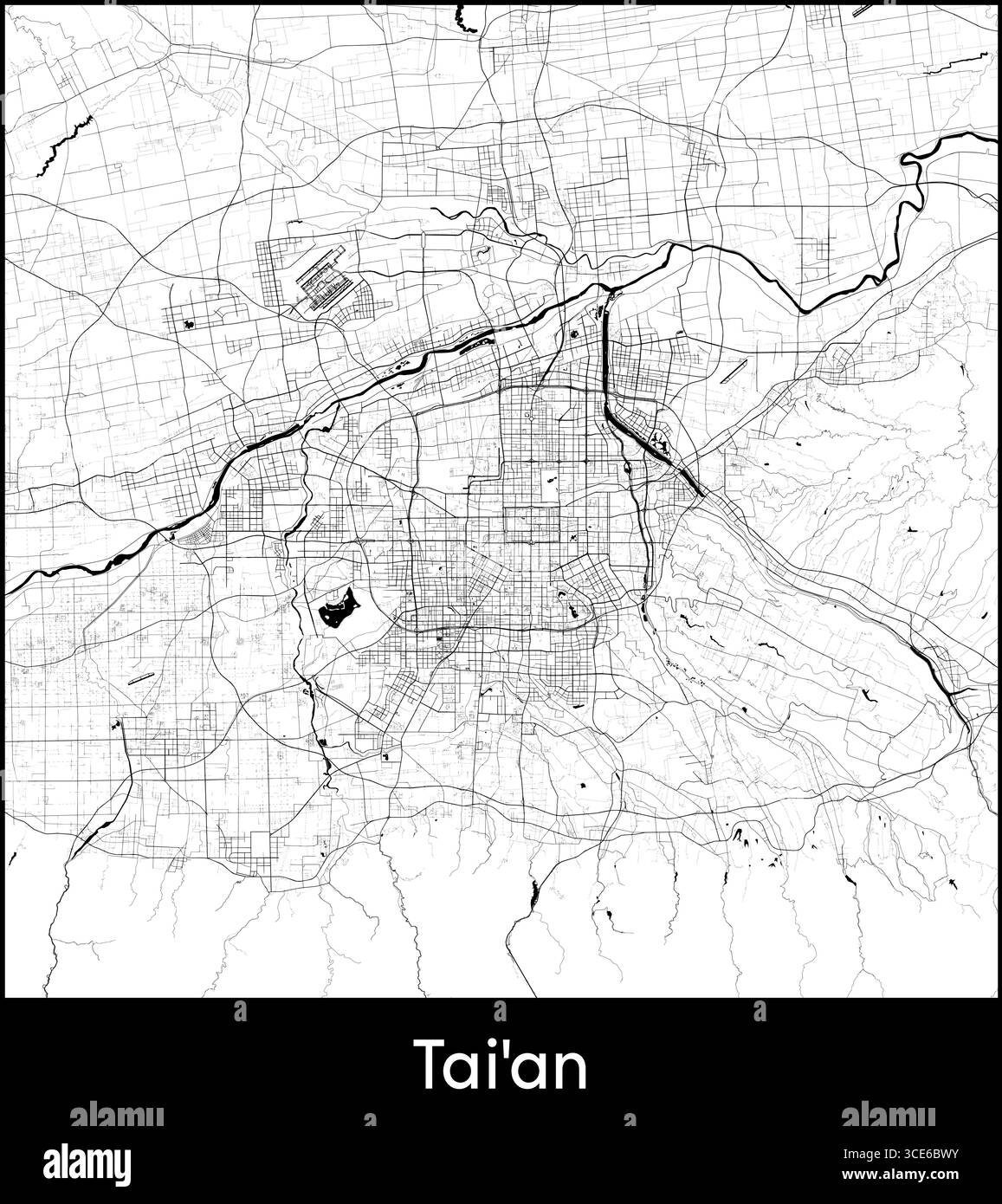 Tai an map hi-res stock photography and images - Alamy