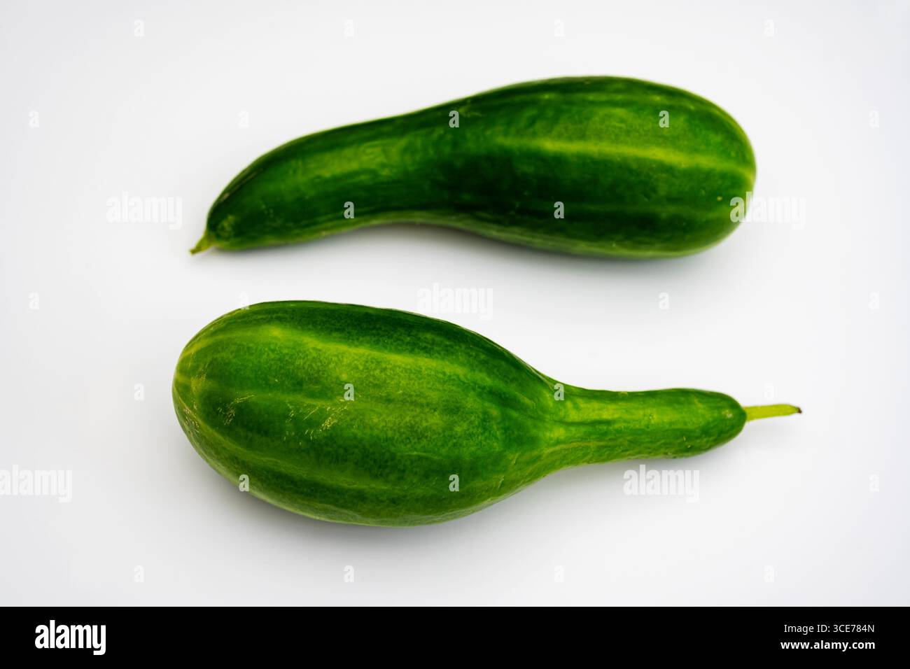 Organically grown cucumbers Stock Photo
