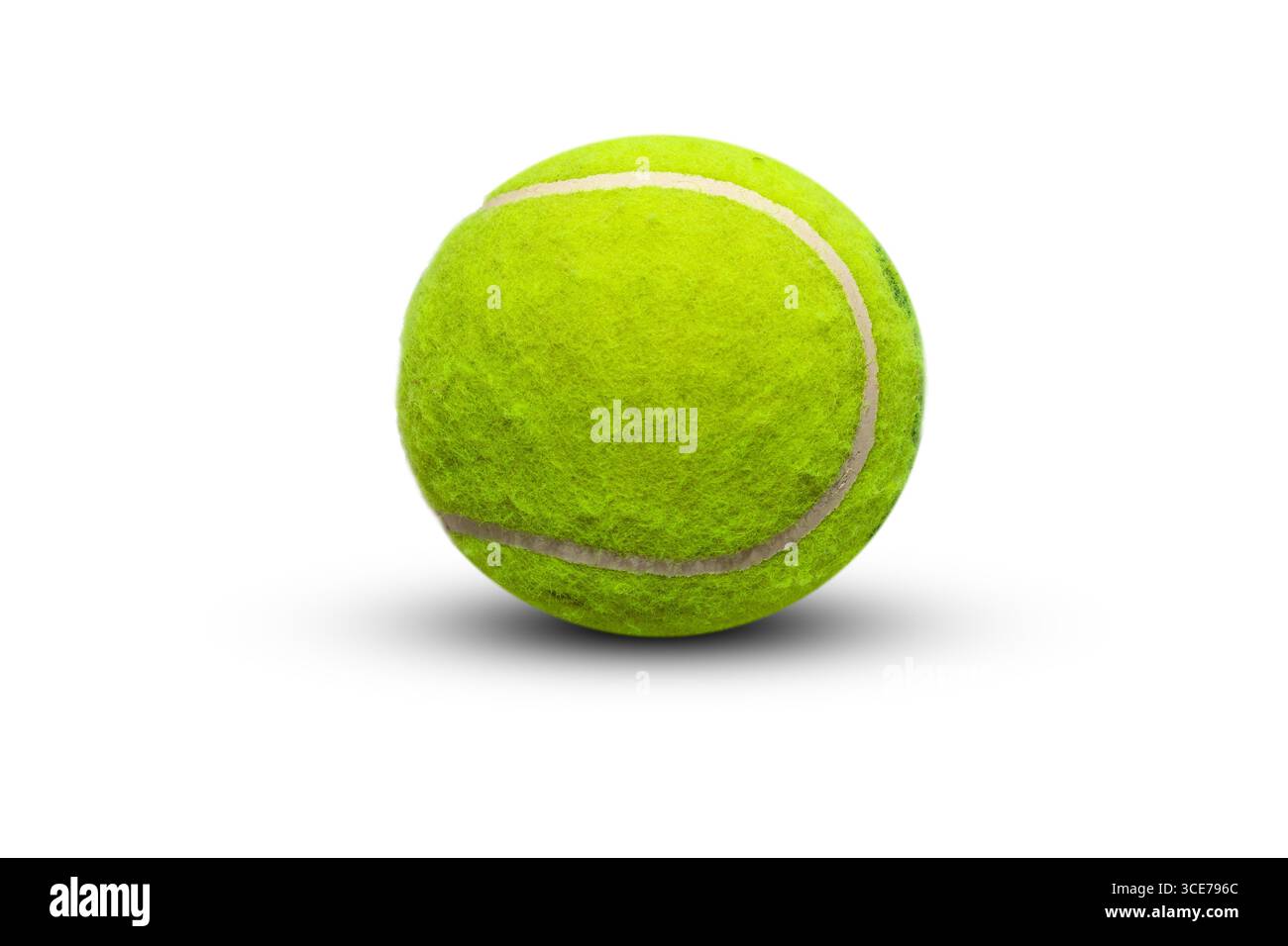 Tennis ball isolated on white background Stock Photo - Alamy