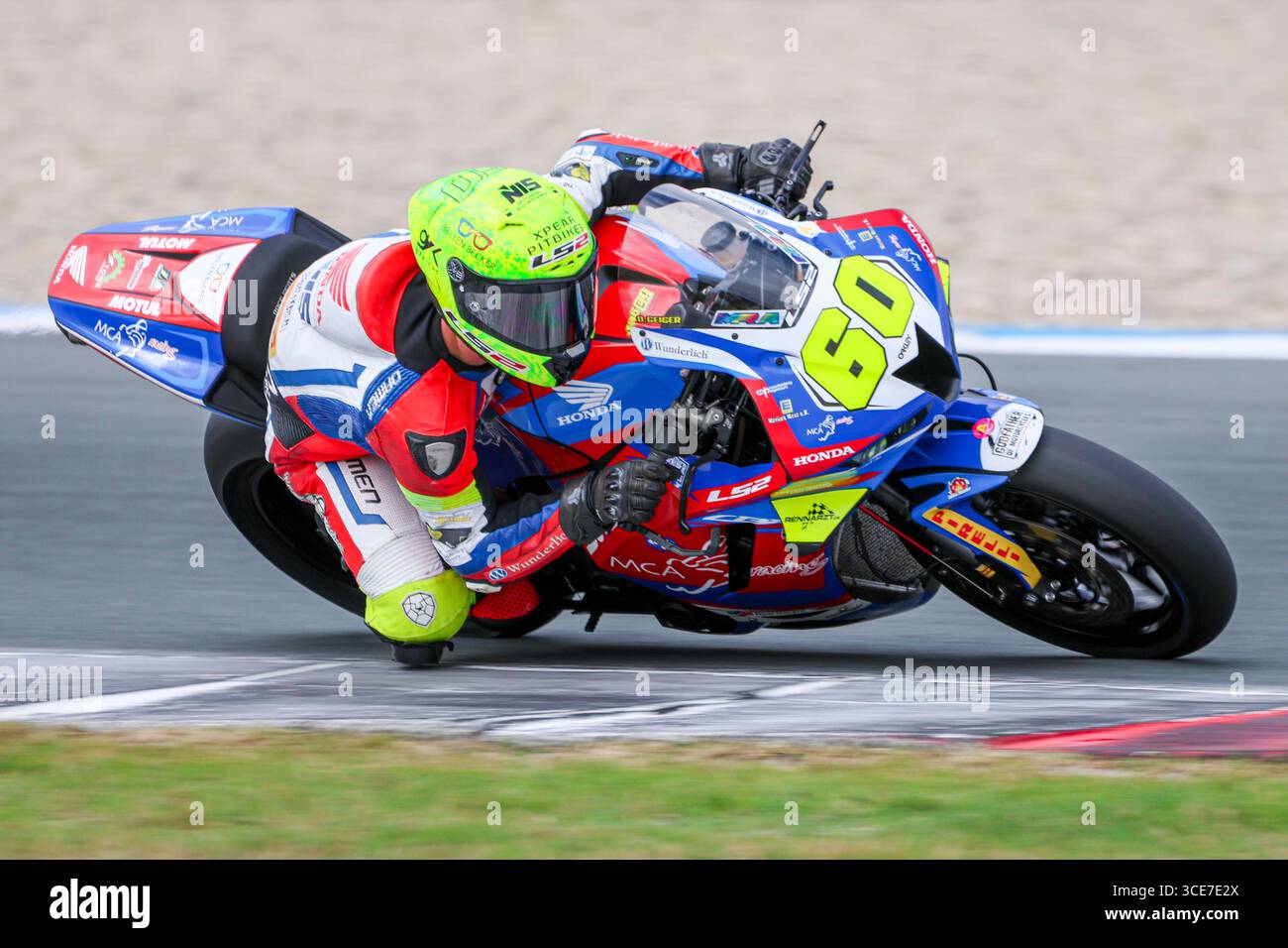 Dirk Geiger of MCA Racing competing in the IDM Supersport Qualifying ...