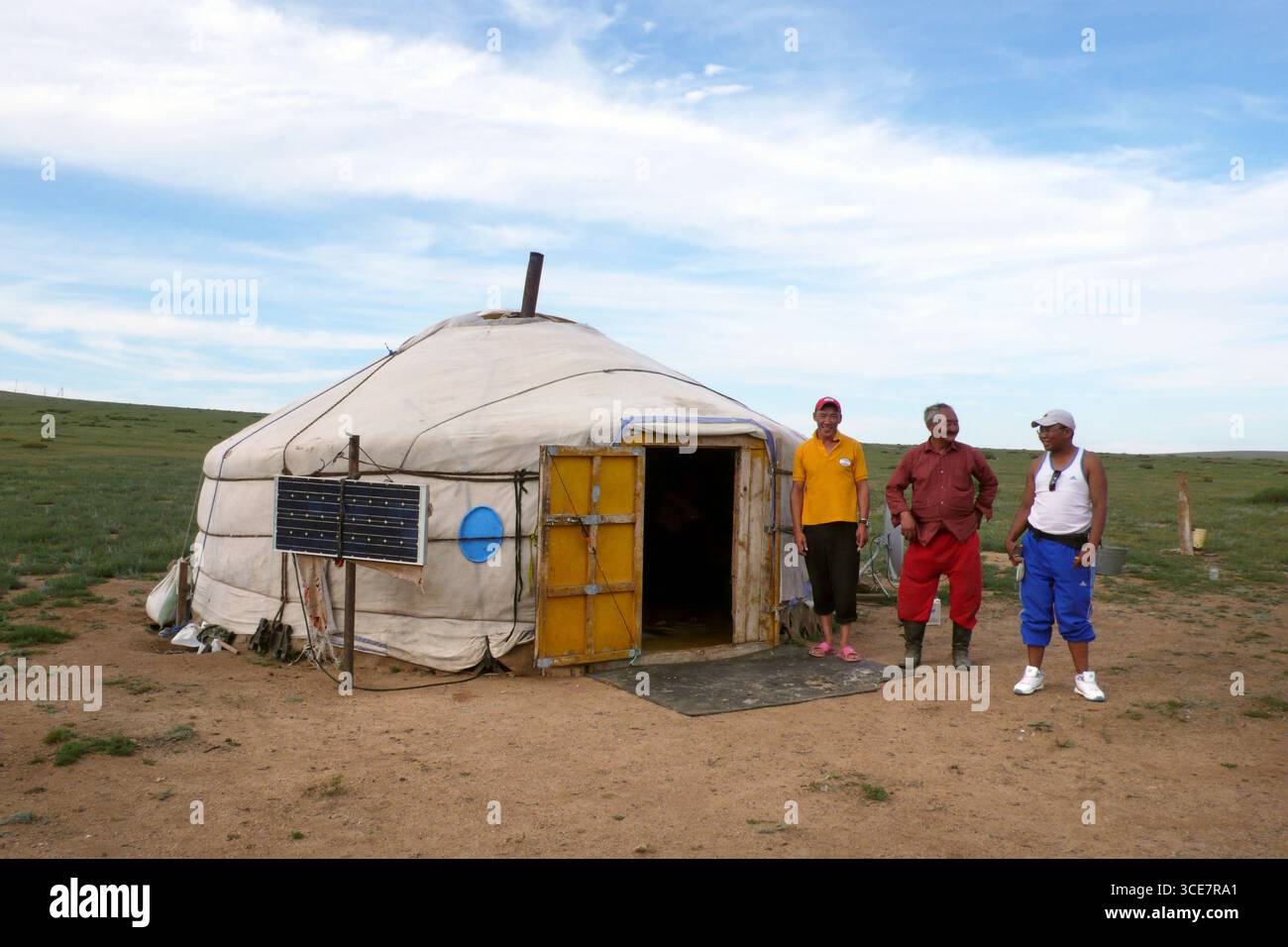Traditional house, Ger, Mongolia Stock Photo - Alamy