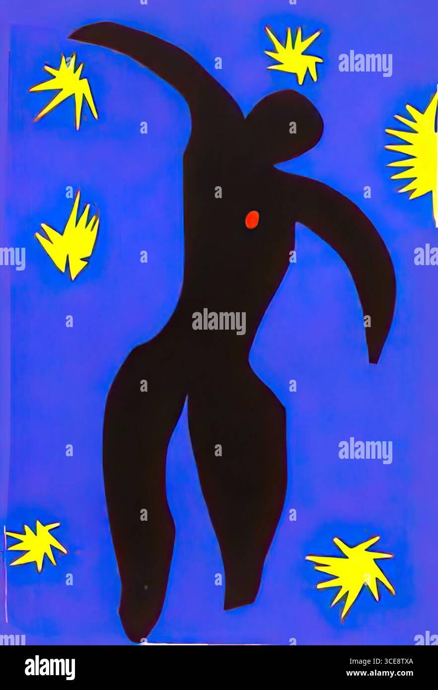 Henri Matisse painting -  Icarus Stock Photo