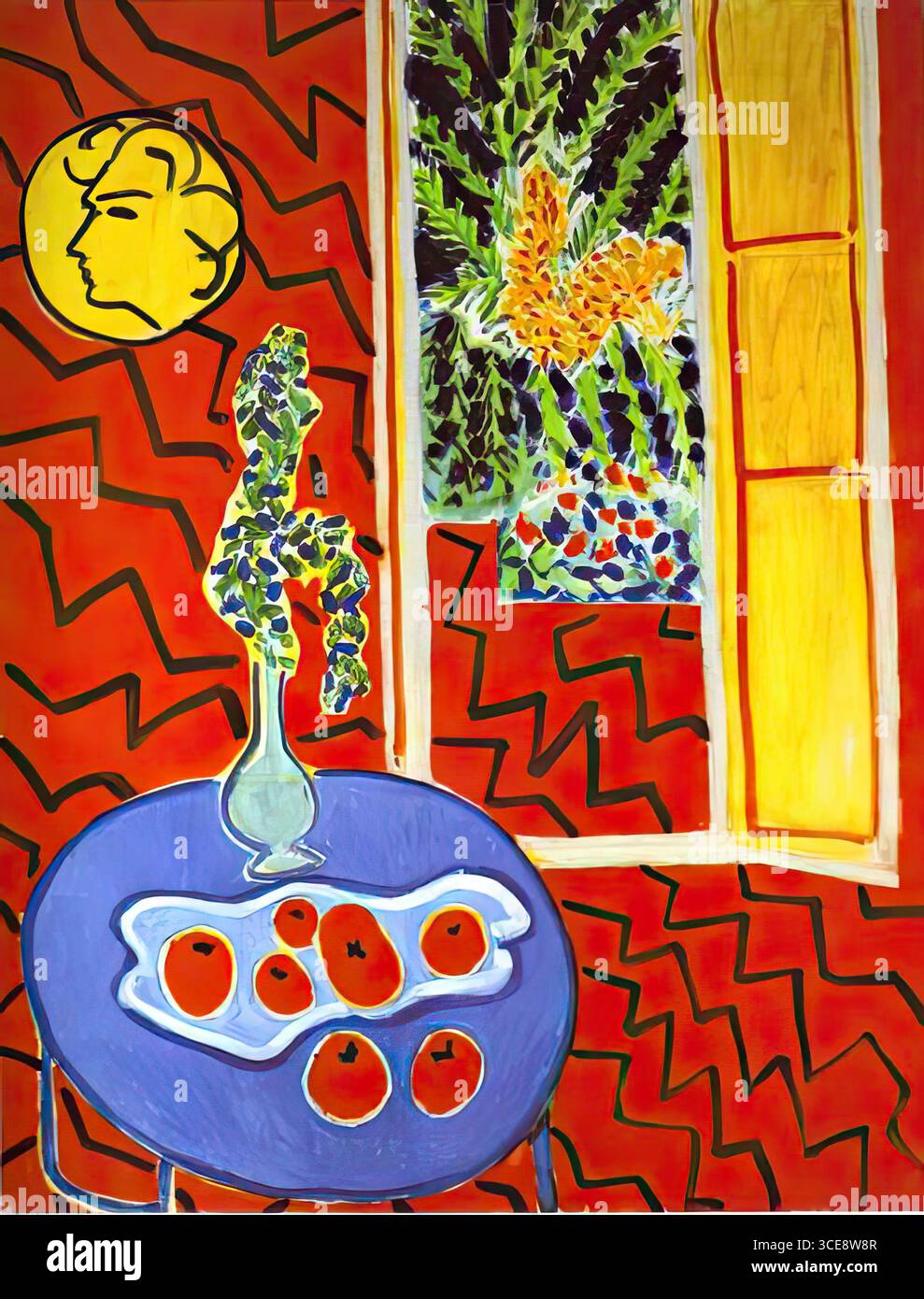 Henri Matisse painting - Henri Matisse - Red Interior. Still Life