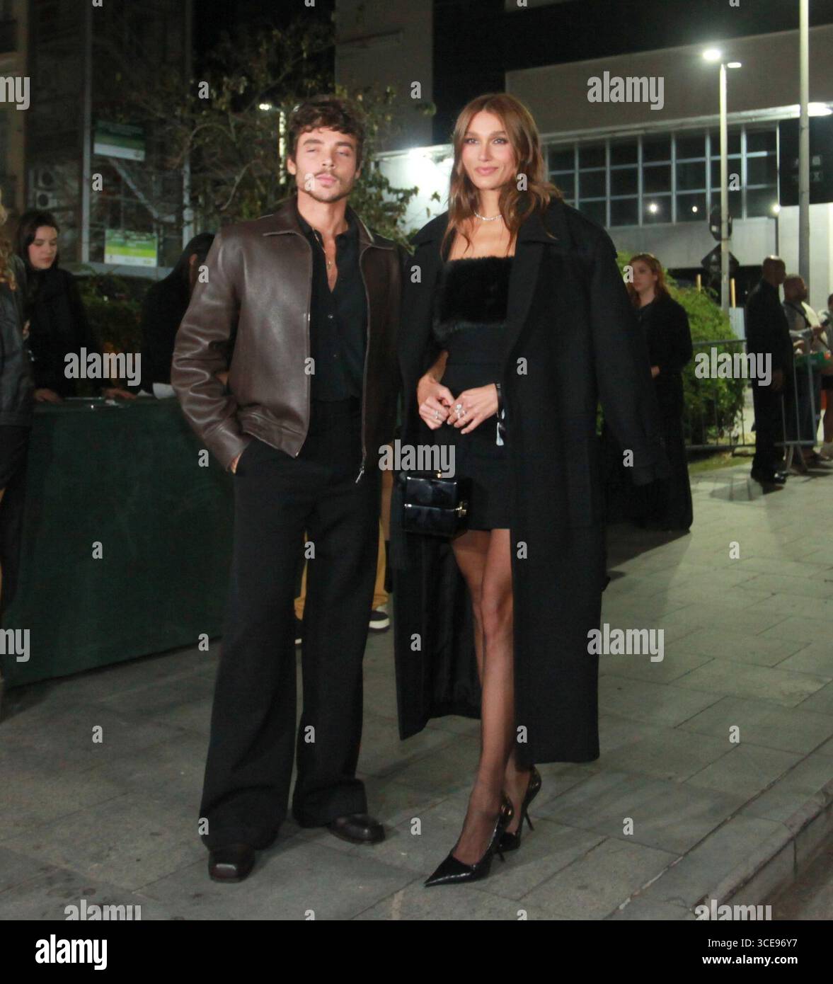 August 16, 2025, Rio De Janeiro, Rio De Janeiro, Brasil: Rio de Janeiro (RJ), August 16, 2025 - Birthday/Bruna Marquezine/RJ - Joao Lucas and Sasha Meneghel attend Bruna Marquezine's party, which brings her family and many celebrities to her birthday on Fiscal Island in Guanabara Bay in Rio de Janeiro, with friends and celebrities in attendance. She celebrates her 30th birthday this Friday, August 15, 2025. (Foto: Onofre Veras/Thenews2/Zumapress) (Credit Image: © Picasa/TheNEWS2 via ZUMA Press Wire) EDITORIAL USAGE ONLY! Not for Commercial USAGE! Stock Photo