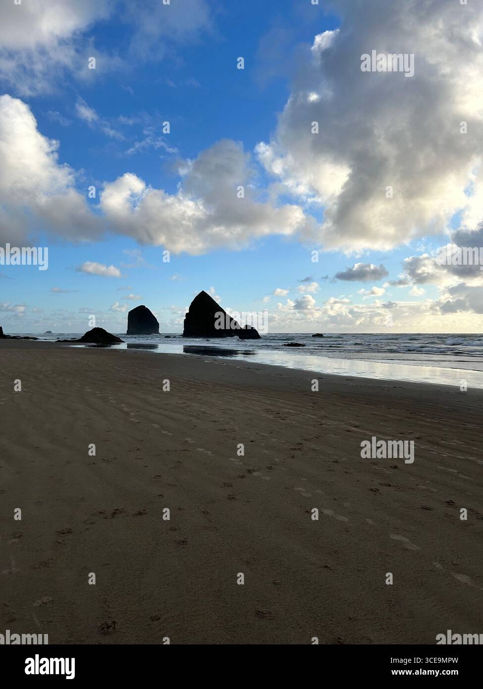 Cannon Beach, OR - Smartphone Captured Stock Image