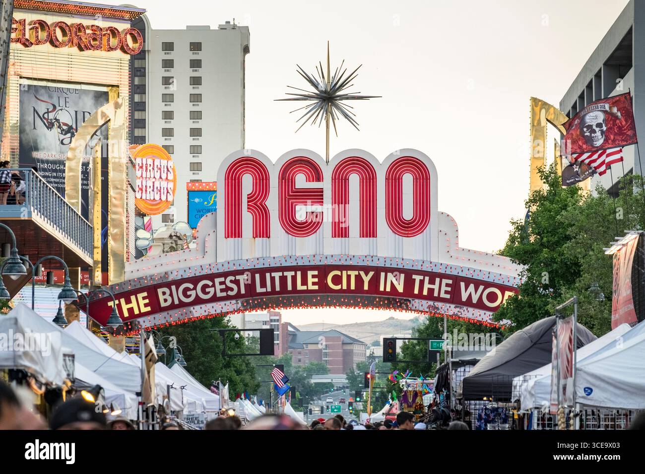 The biggest little city in the world hi-res stock photography and