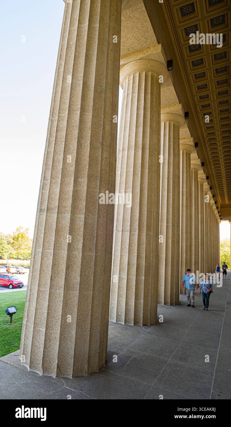 Doric Column Doric columns of full-scale replica of the original Parthenon in ...