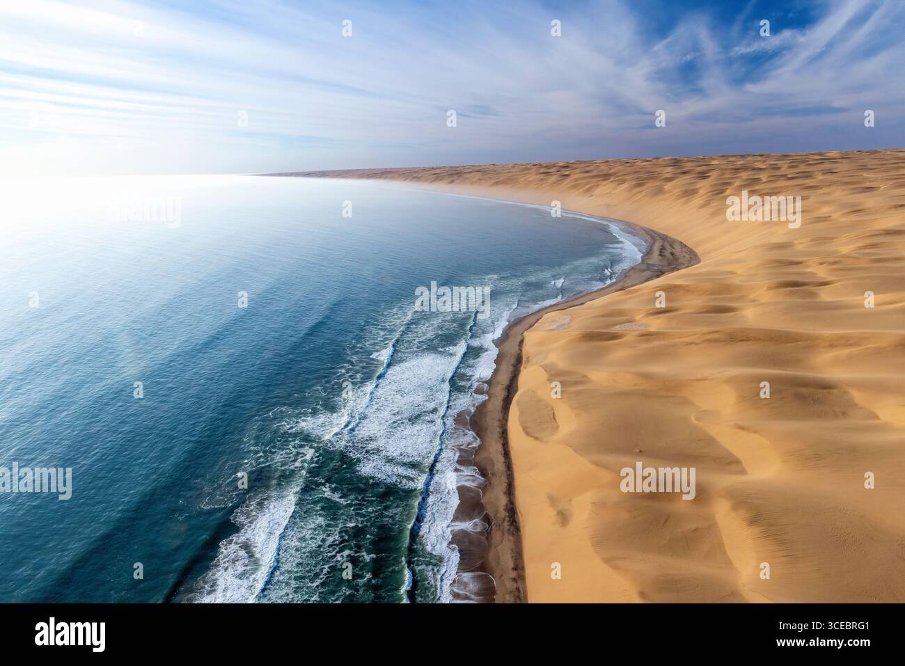 Dramatic Aerial View Of Namibia s Skeleton Coast Namib Desert Namib 