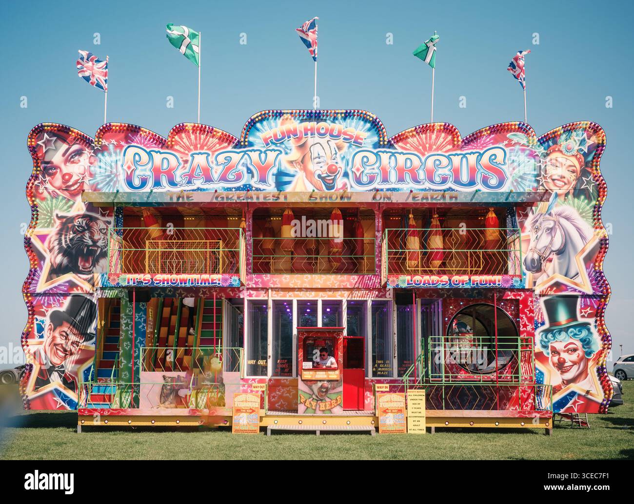 Fun Fair Ride, Deal, Kent, UK Stock Photo