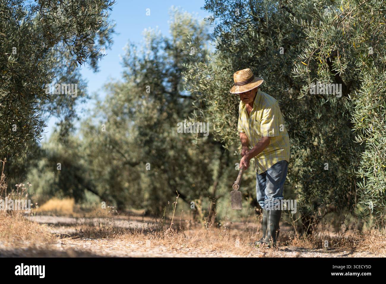 Man in rubber boots works hi-res stock photography and images - Alamy