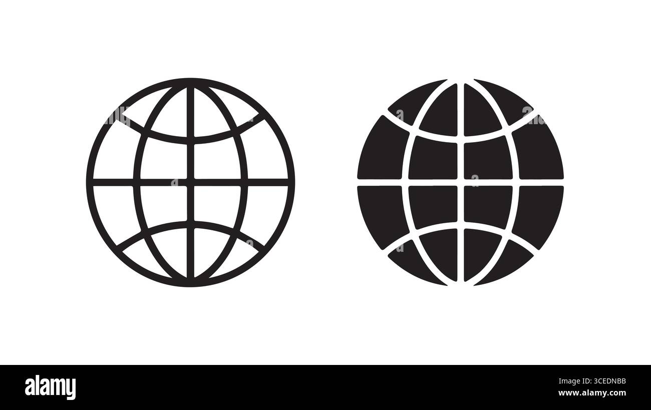 The globe icon Stock Vector