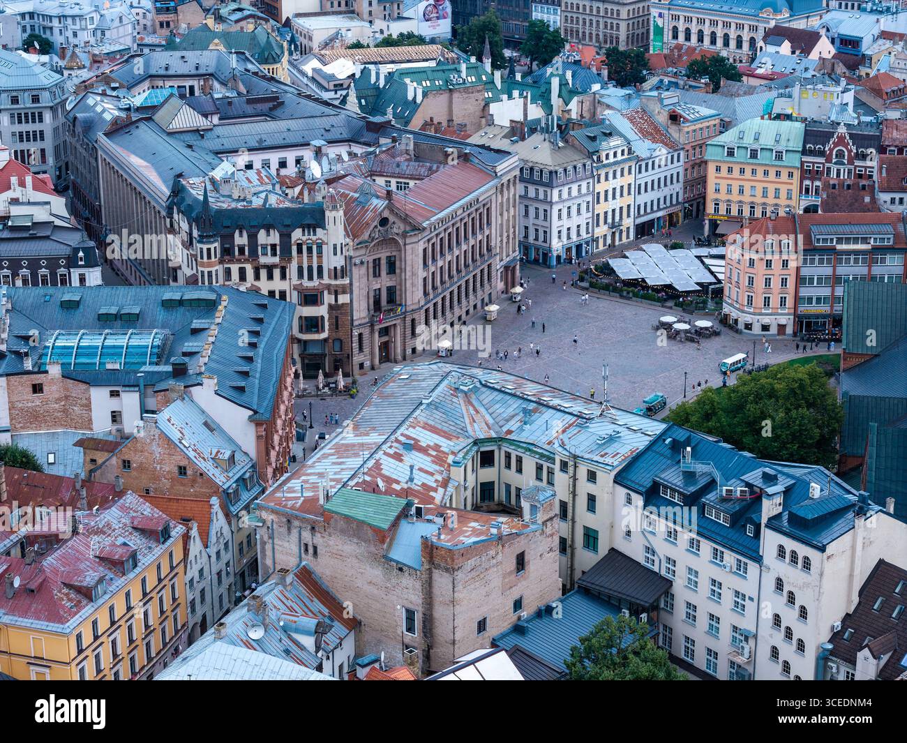 Aerial panorama riga city in hi-res stock photography and images - Alamy