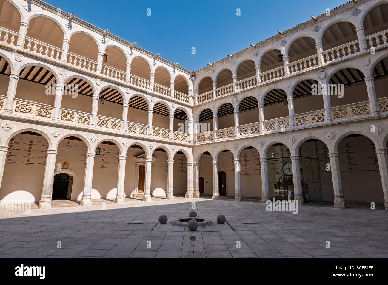 Valladolid, Spain 2 August 2025 – Interior view of the University of ...