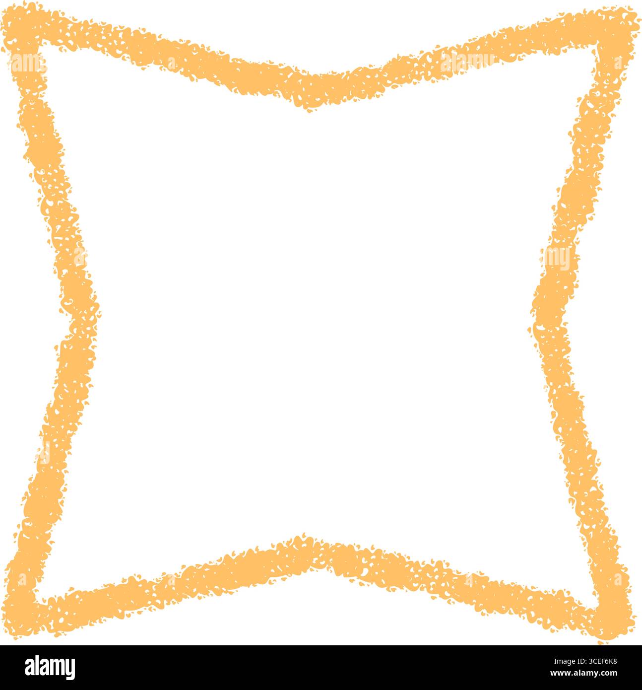 Starburst Outline With Crayon Magic Shine Stock Vector
