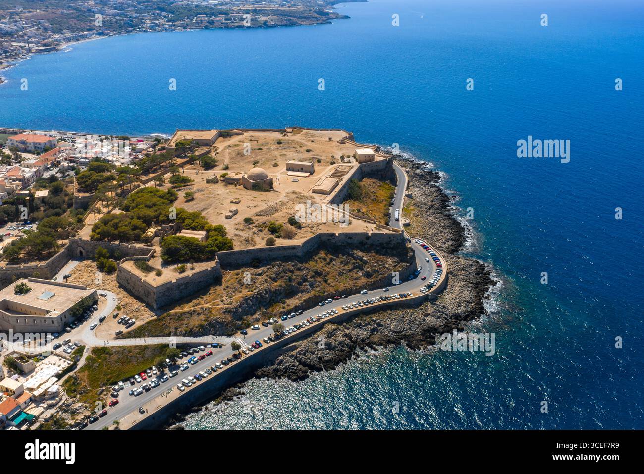 Seafront village rethymno hi-res stock photography and images - Alamy