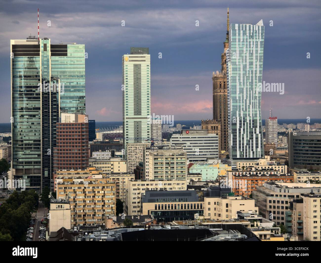 Iconic warsaw skyline hi-res stock photography and images - Alamy