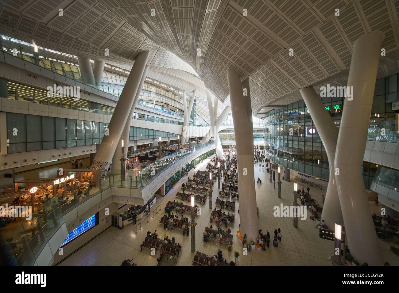 Inside Hong Kong West Kowloon Station (WEK), August 2025 Stock Photo ...
