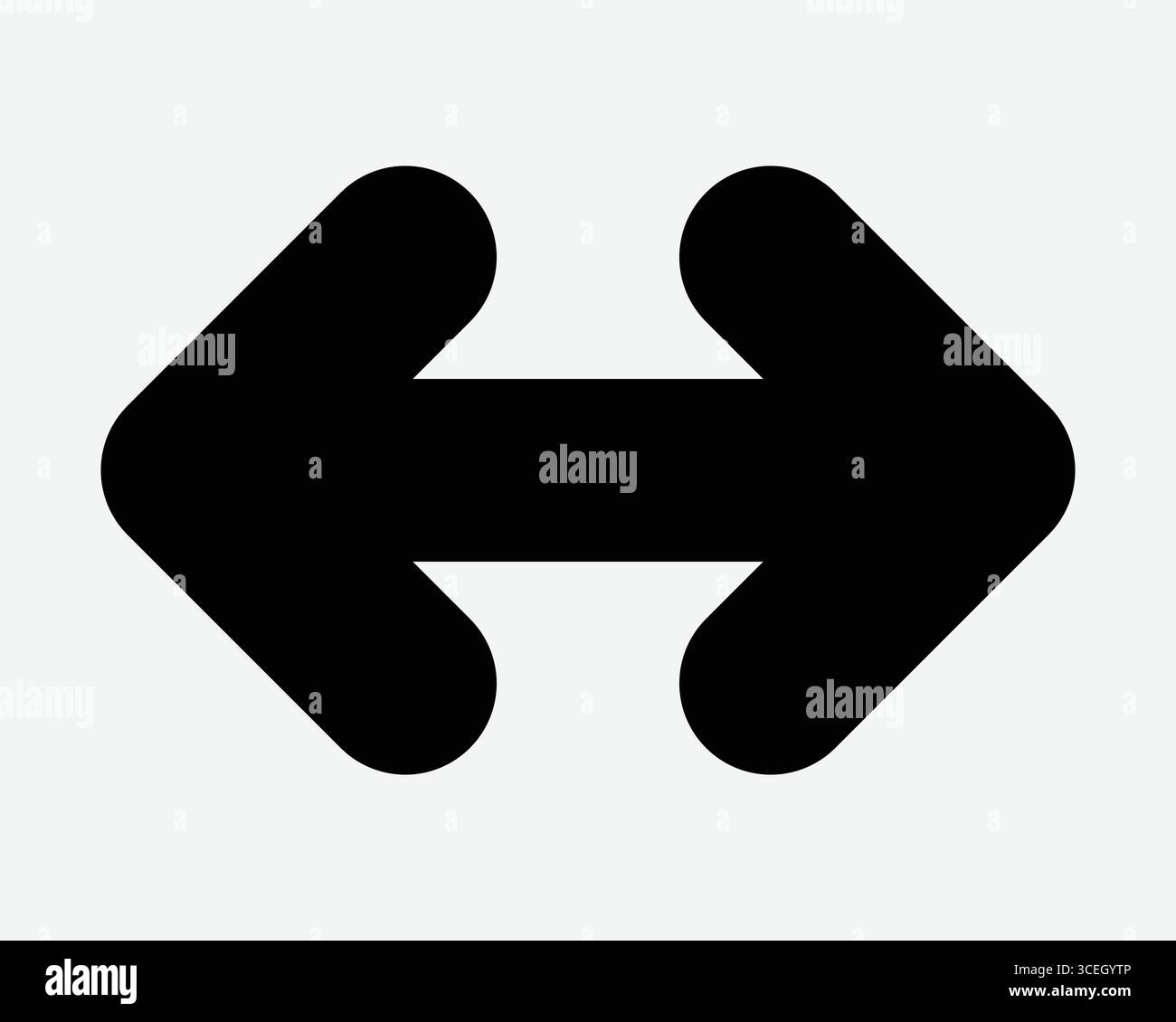 Left Right Arrow Icon Two Arrows Directions Pointer Point Decision Road ...