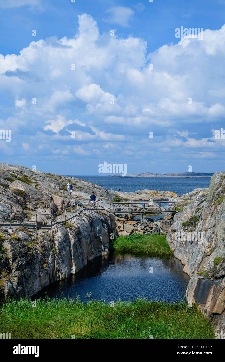 smoegen, sweden, 22 july 2025, rocks near vallevik badplats *** smoegen ...