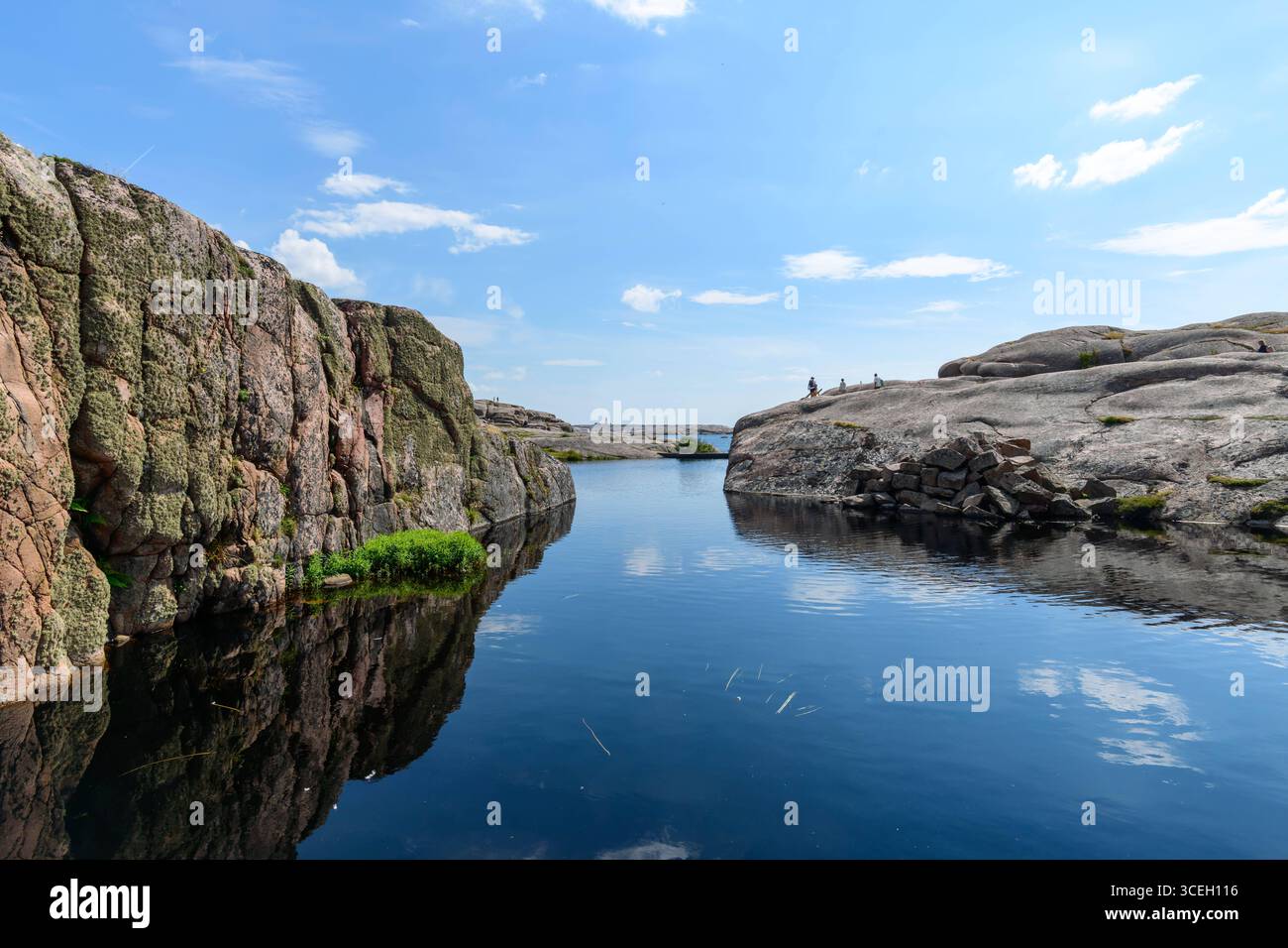 smoegen, sweden, 22 july 2025, landscape, rocks at kleven *** smoegen ...