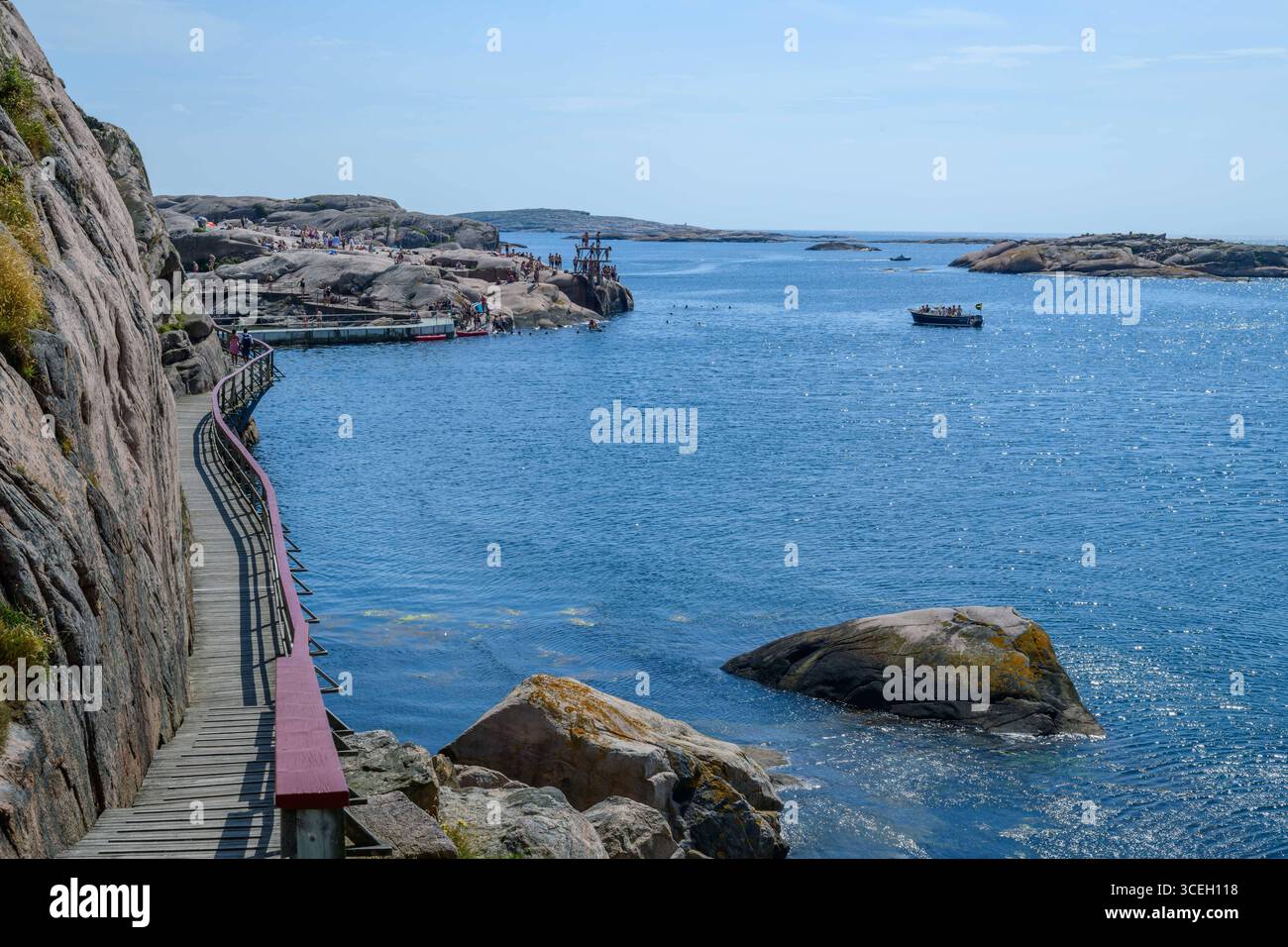 smoegen, sweden, 22 july 2025, rocks near vallevik badplats *** smoegen ...