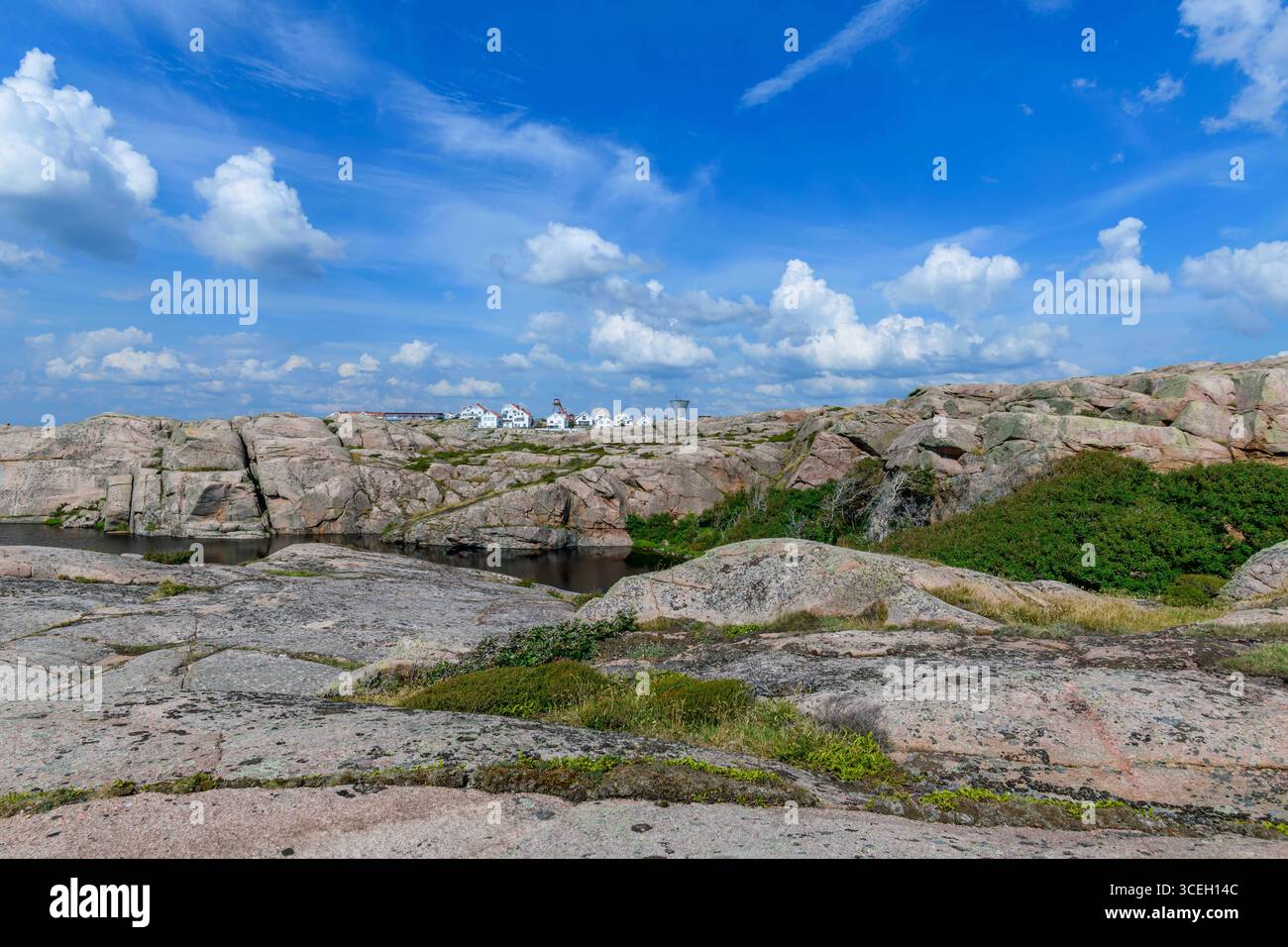 smoegen, sweden, 22 july 2025, landscape, rocks at kleven *** smoegen ...