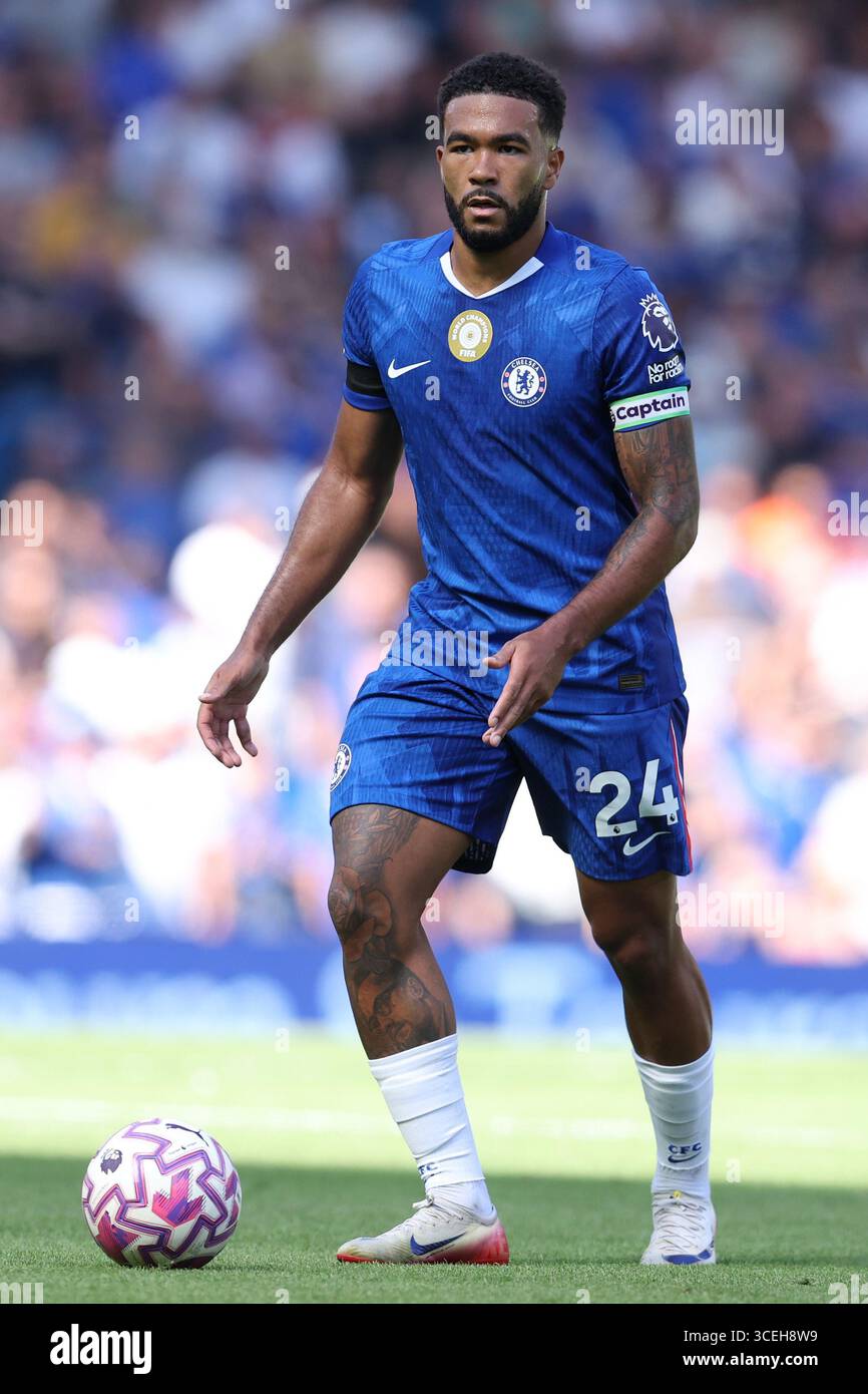 London, England, 17th August 2025. Reece James of Chelsea during the ...