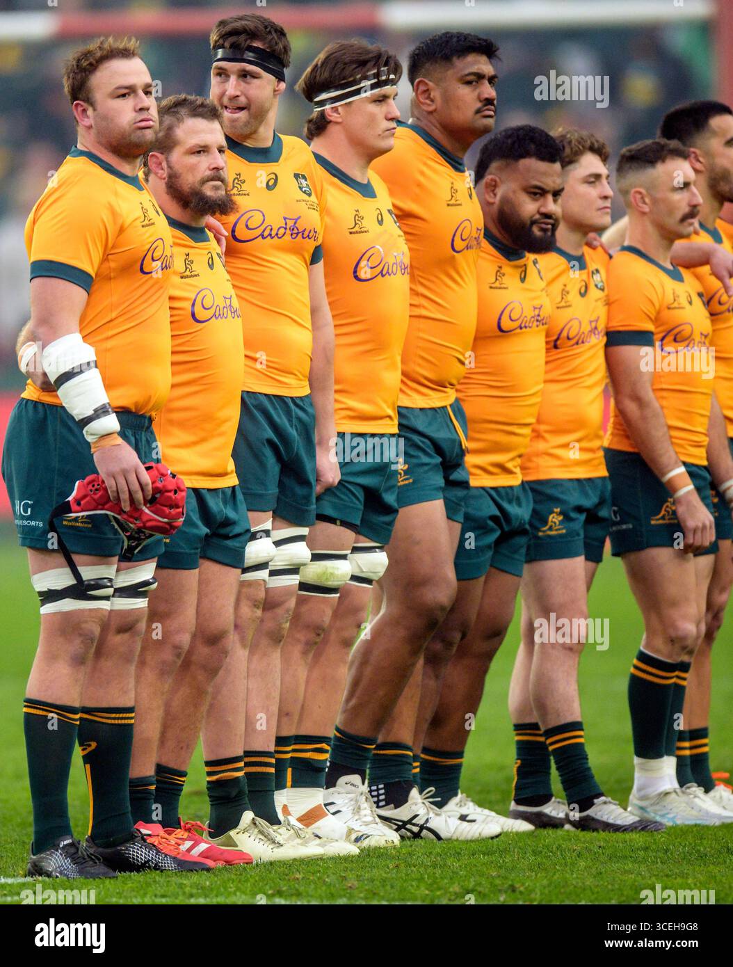 Team Australia with Harry Wilson (captain) of Australia during The ...