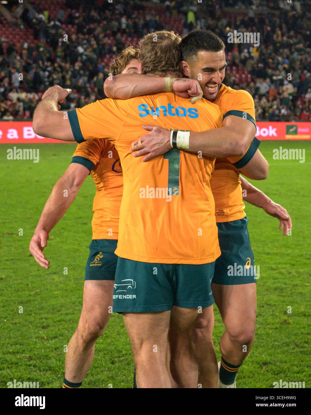 Team Australia celebrating after winning the match during The Rugby ...