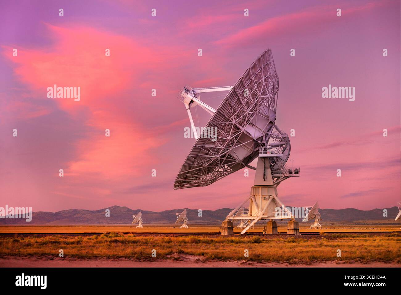 Radio telescope array on Earth scans cosmos for signals in search of ...