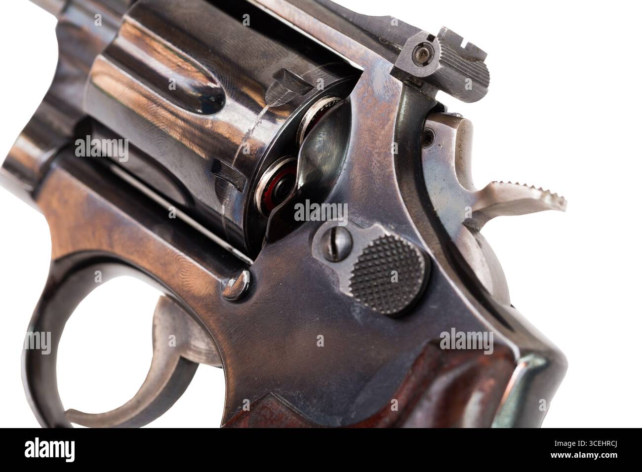 Closeup view loaded revolver hi-res stock photography and images - Alamy