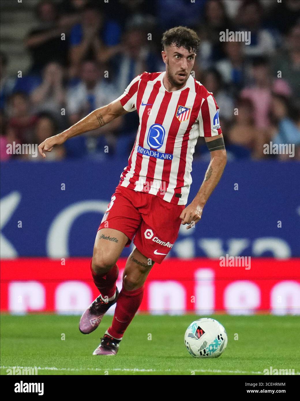 Matteo Ruggeri of Atletico de Madrid during the La Liga EA Sports match ...