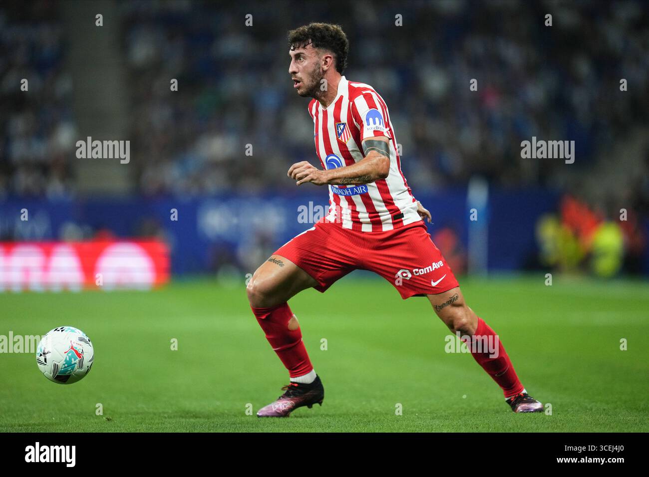 Matteo Ruggeri of Atletico de Madrid during the La Liga EA Sports match ...