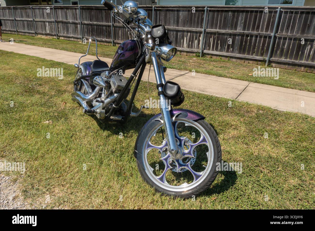 Custom motorcycle chopper hi-res stock photography and images - Alamy