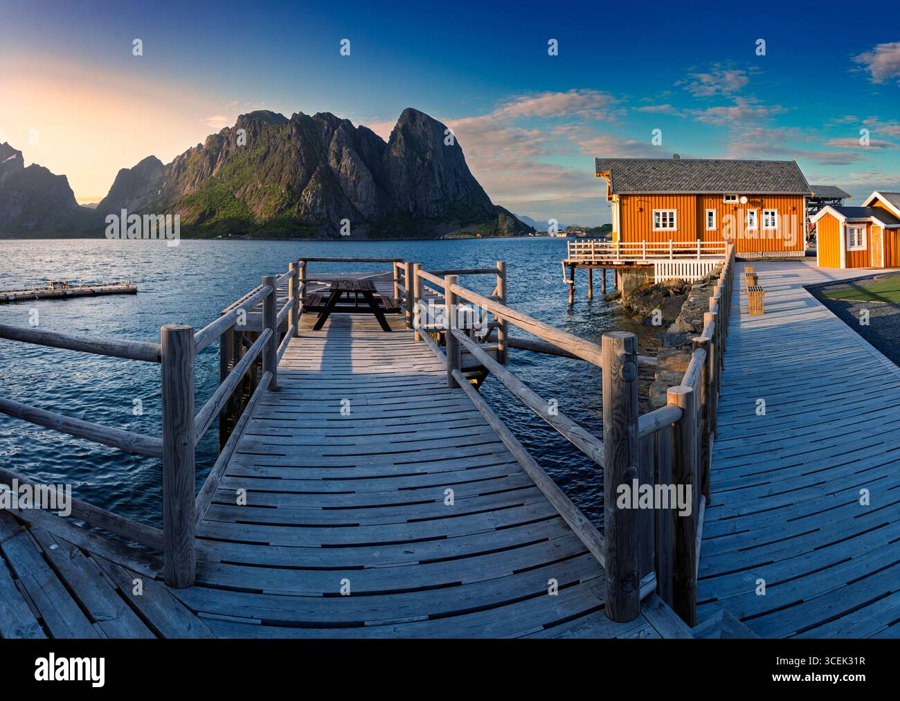 Traditional Rorbu Traditional Rorbu Fisherman's Cabins on the Water, Lofoten Islands ...