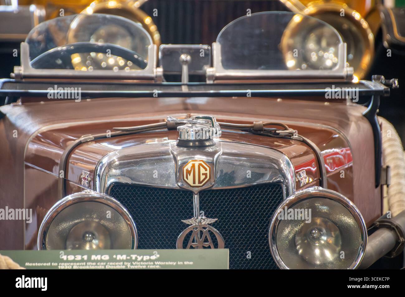 Brooklands Museum- race cars Stock Photo - Alamy
