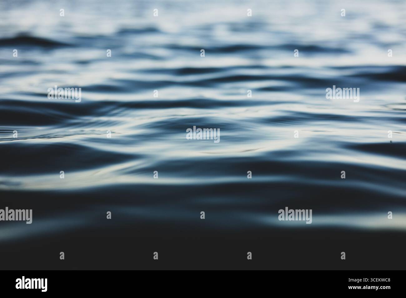 Deep blue ocean water as background Stock Photo