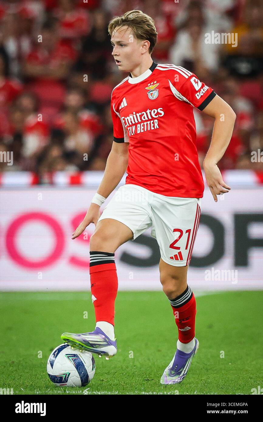 Andreas SCHJELDERUP of Benfica during the UEFA Champions League, Third ...