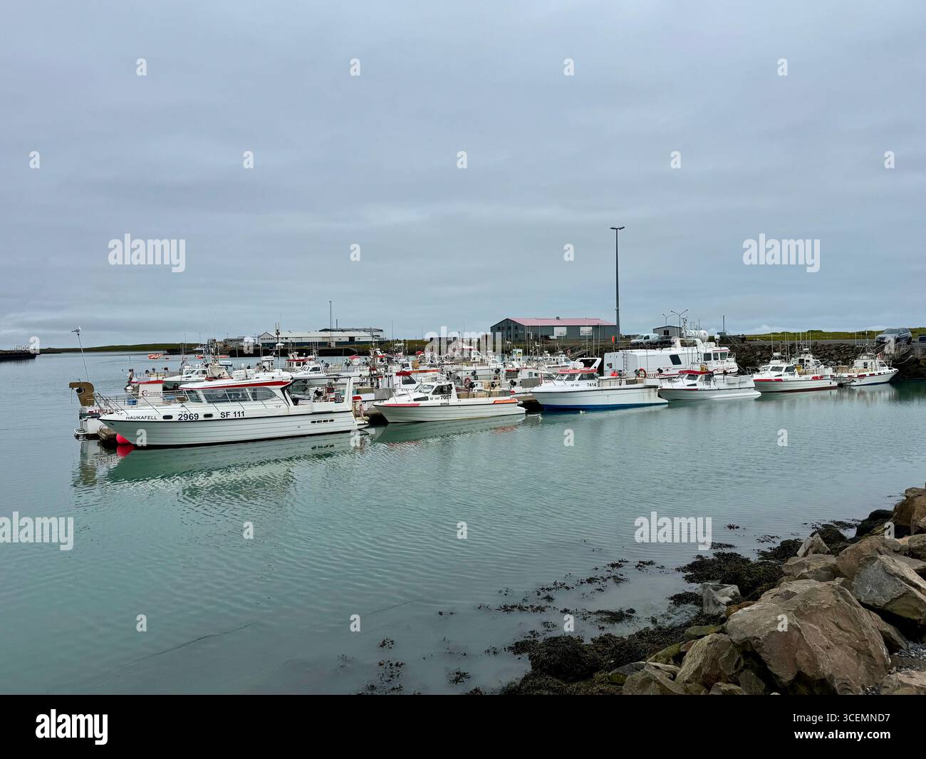 Hofn, Iceland - Smartphone Captured Stock Image