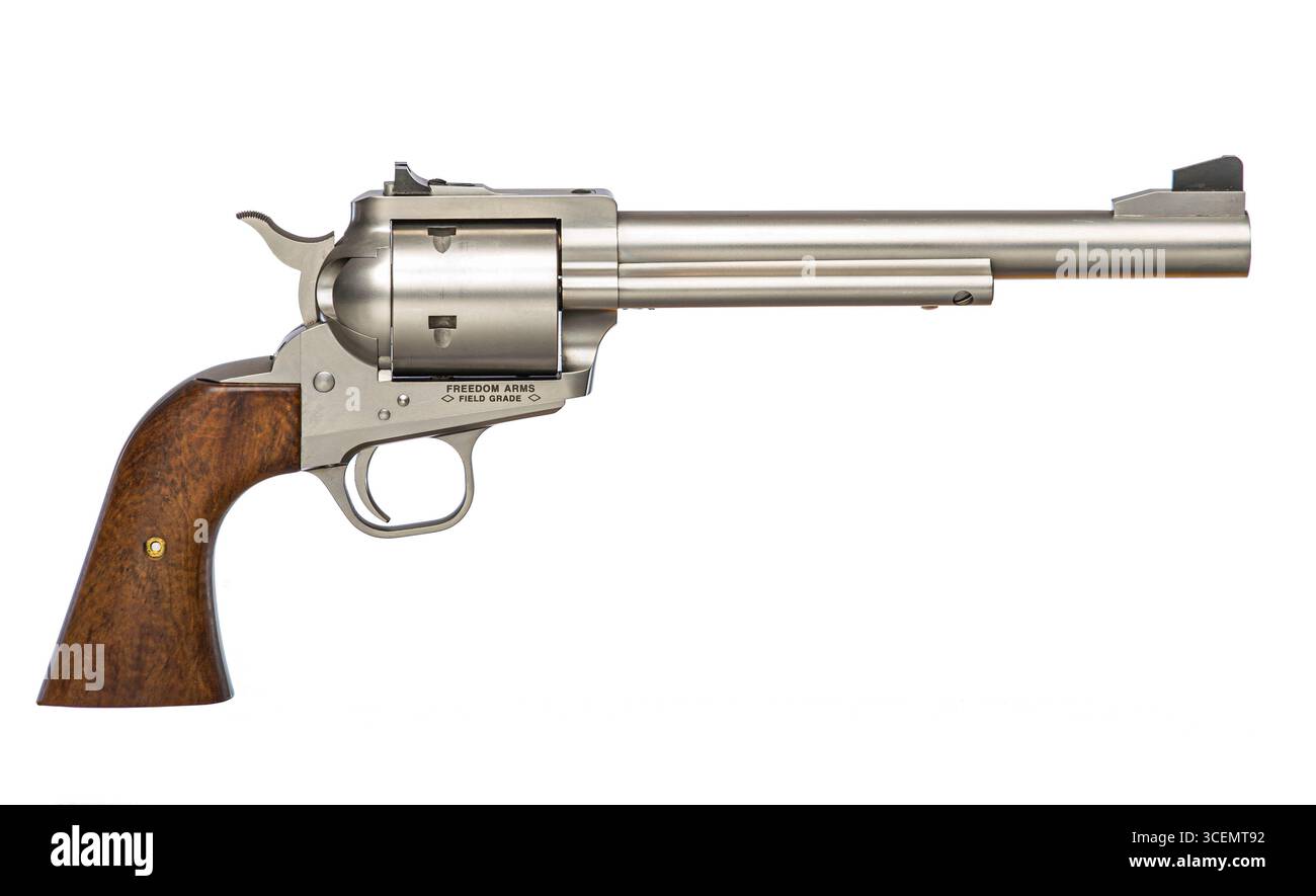 Freedom Arms Model 654, .41 Magnum caliber 8 inch barrel revolver ...