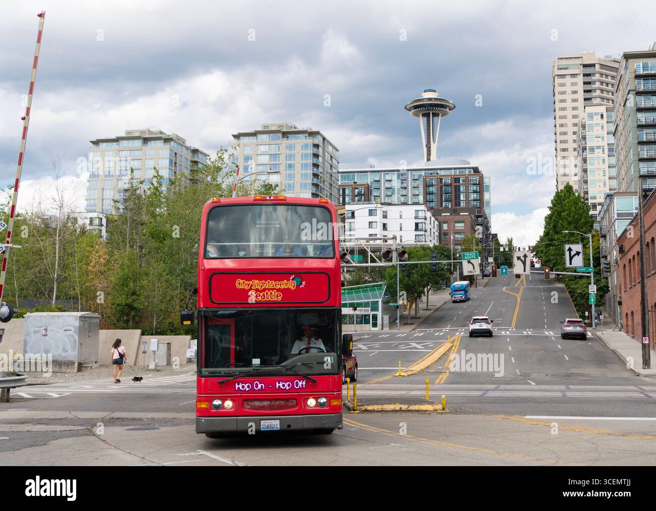 Seattle, Washington, USA - July 26, 2024: City sightseeing. Touristic ...