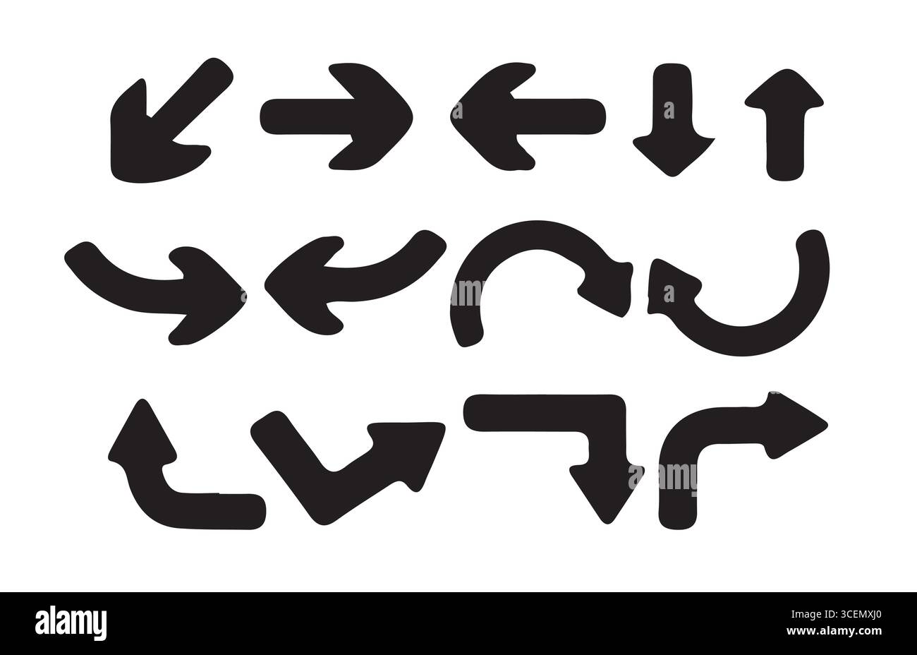 Mega set of way direction arrow sign. Way sign. Road navigation arrows ...