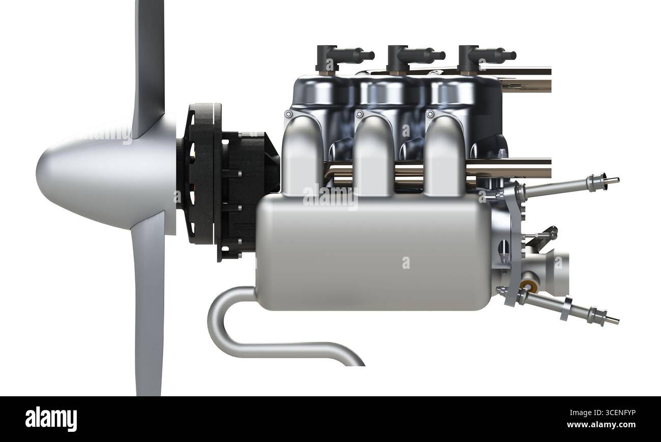 UAV engine Stock Photo