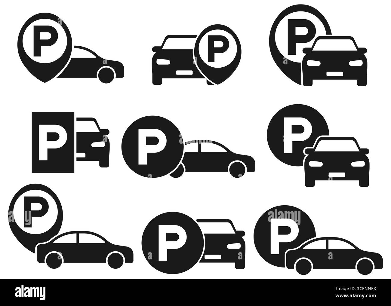 P pin Stock Vector Images - Alamy