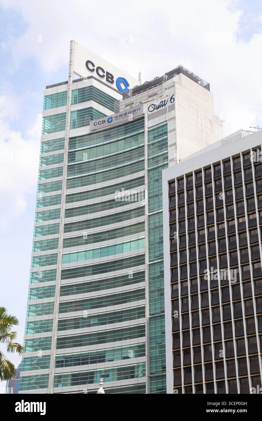 Ccb Building KUALA LUMPUR, MALAYSIA - MARCH 2, 2024: China Construction Bank CCB ...
