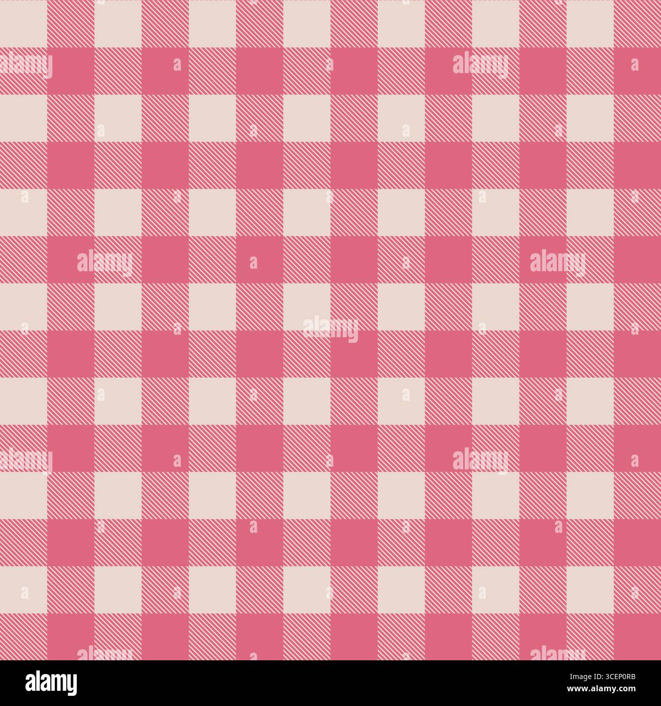Pink gingham pattern Stock Vector Images - Alamy