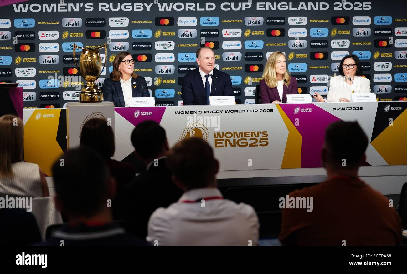 World Rugby Chief of Women's Rugby Sally Horrox, World Rugby Chair ...