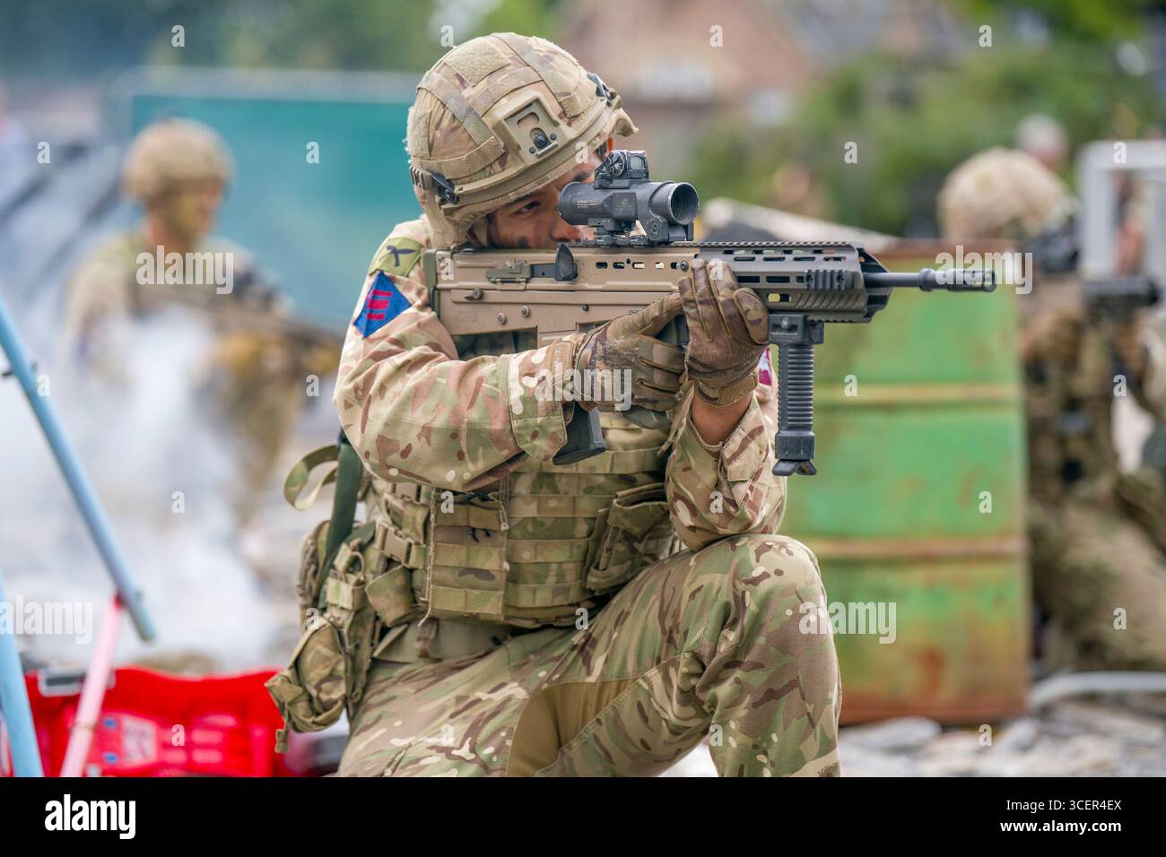 Uk 4th Ranger The Ranger Regiment during British Army Expo 2025 at Redford Cavalry ...