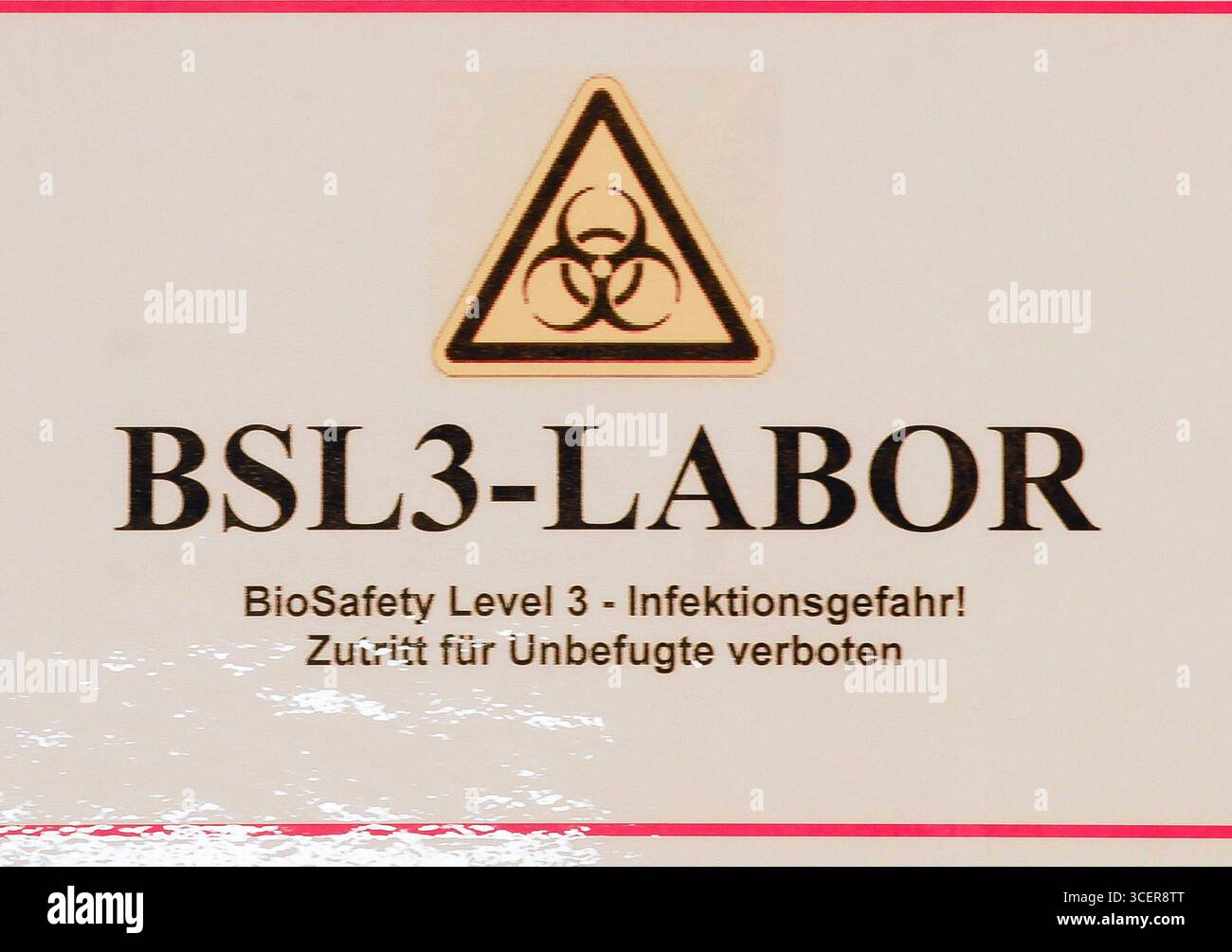 biological hazard and risk symbol, warning sign for danger of infection ...