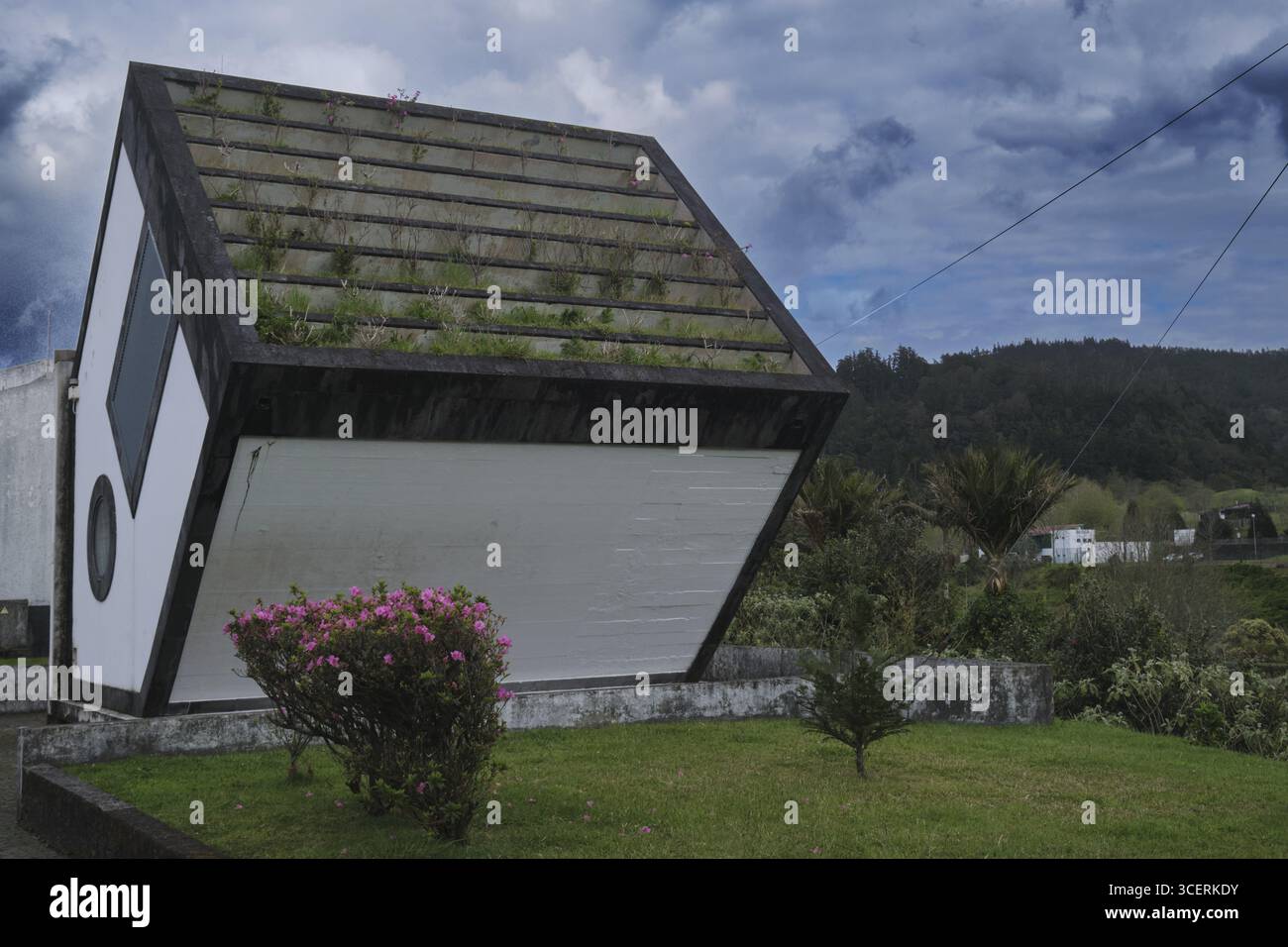 Casa Invertida, Furnas, Sao Miguel, Azores, Portugal Stock Photo - Alamy